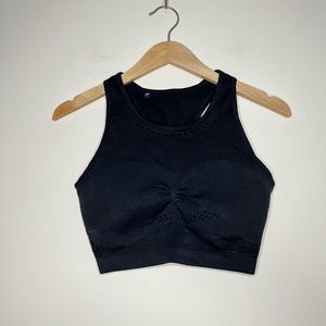 Gymshark Black Cutout Back Sports Bra Size Small